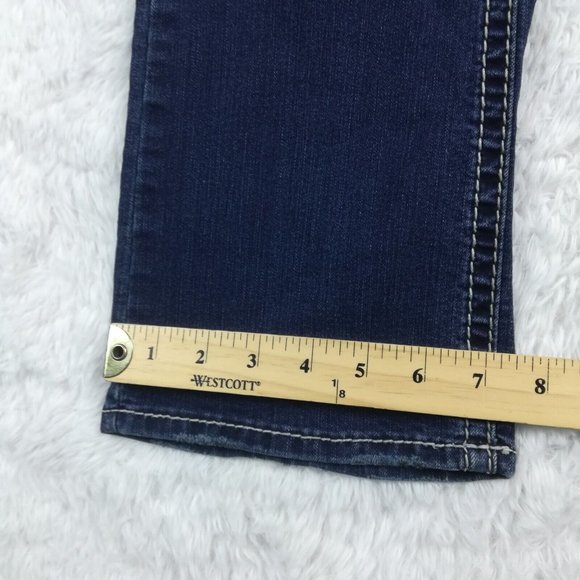 Silver Womens Jeans Suki Mid Slim Boot Cut Blue Denim Super Stretch Med Wash 27 - Picture 10 of 13